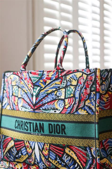 dior floral bag|christian Dior tote bag colorful.